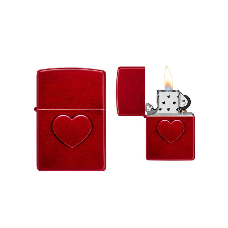 Zippo - Stamped Heart Design