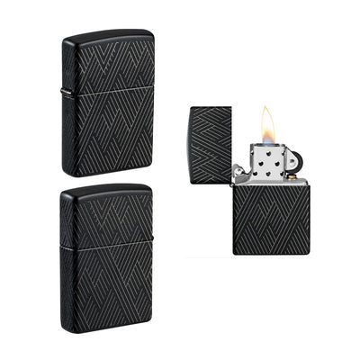 Zippo - Abstract Lines Design