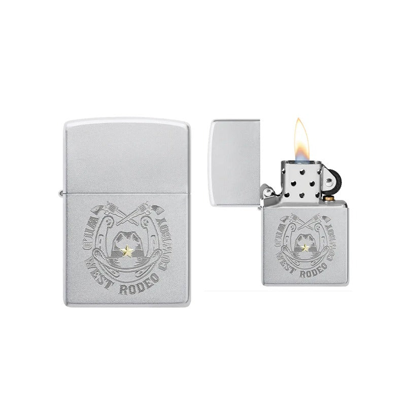 Zippo - Wild West Cowboy Design