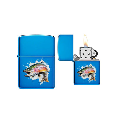 Zippo - Jumping Fish Design