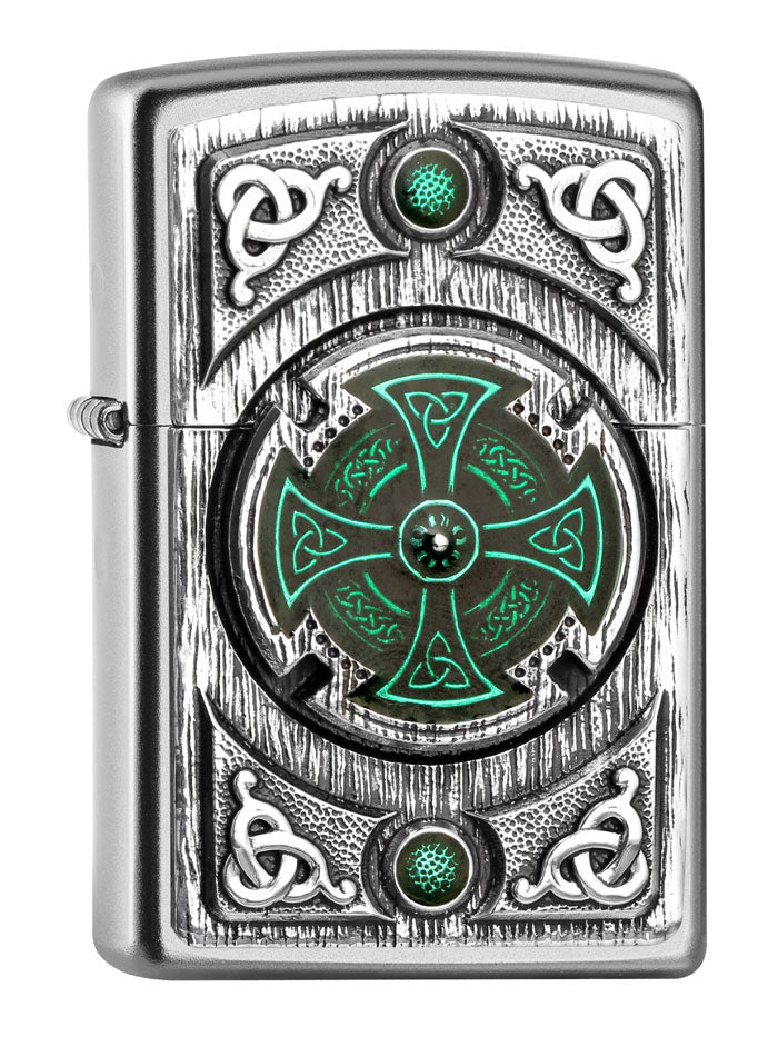 Zippo - Celtic Green Cross