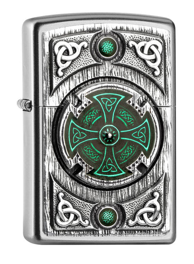 Zippo - Celtic Green Cross