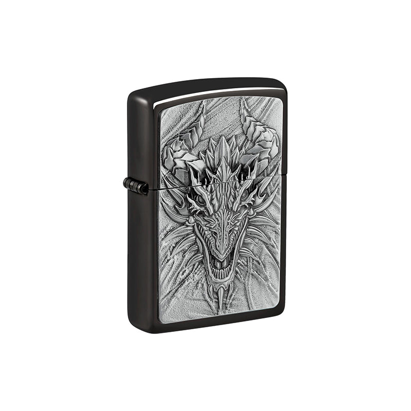 Zippo - Ebony Emblem Metal Dragon