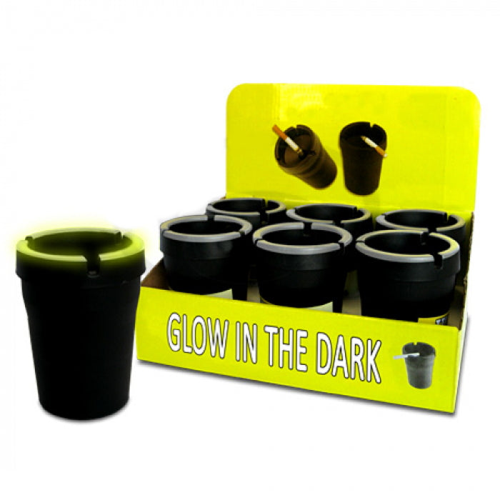 Bookwill - Auto-Asbak / beker - Glow in the Dark - 12-stuks