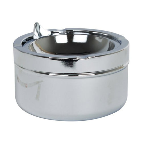 Bookwill - Klep-Asbak - 100mm - Chrome/Chrome