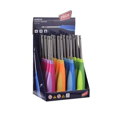 Prof - MPL Piezo aansteker - Bicolor - Display (16-stuks)