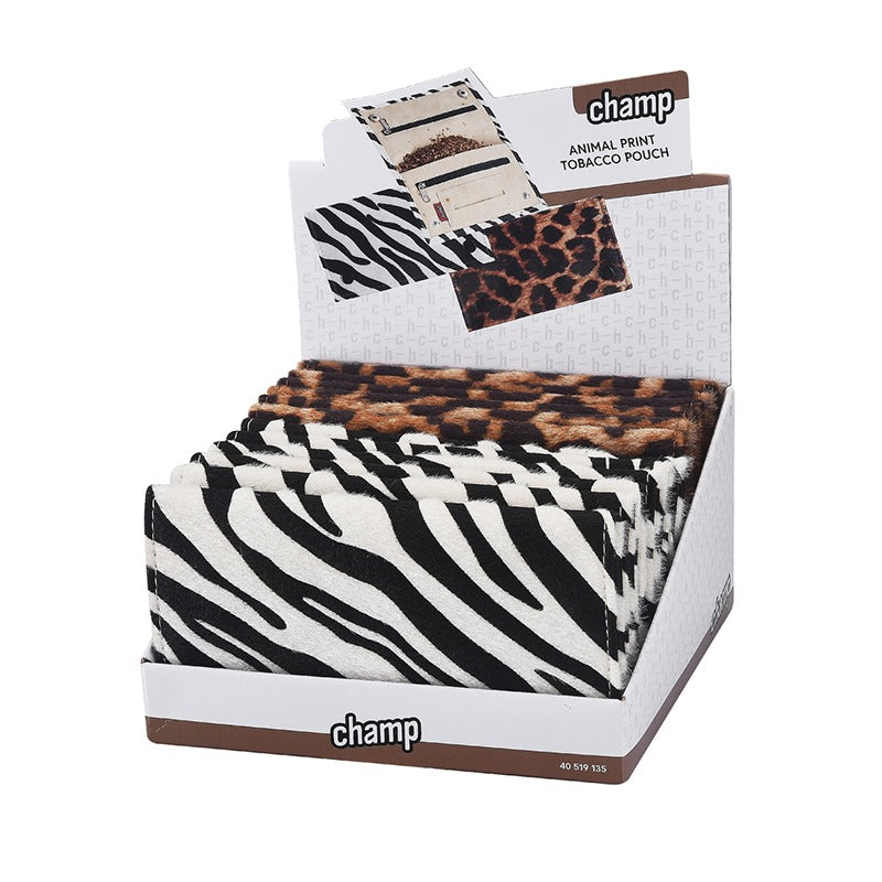 Champ - Shag-zak - 160x90mm - Zebraprint - Display 12-stuks