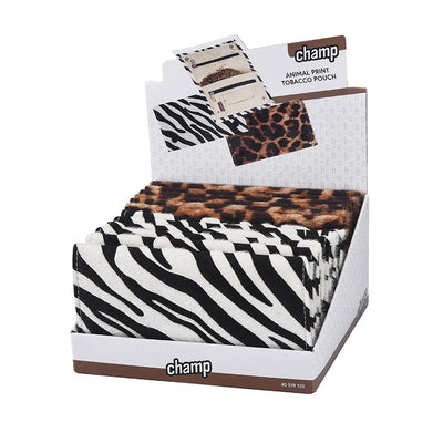 Champ - Shag-zak - 160x90mm - Zebraprint - Display 12-stuks