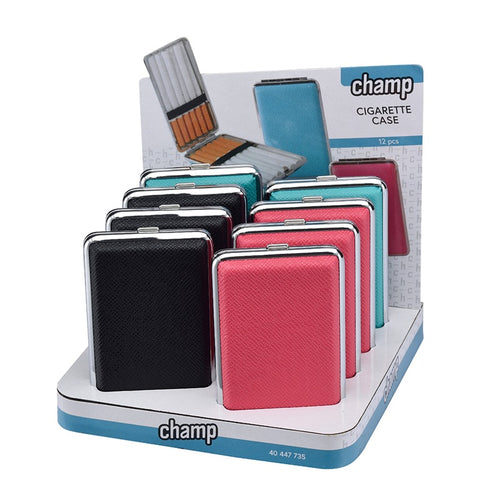 Champ - Sigarettenkoker - Colored PU - Display (12-stuks)
