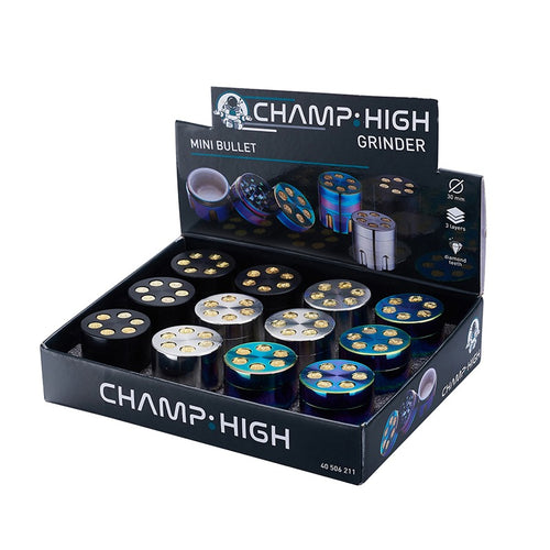 Champ - Grinder 30mm - Bullet - Display (12-stuks)