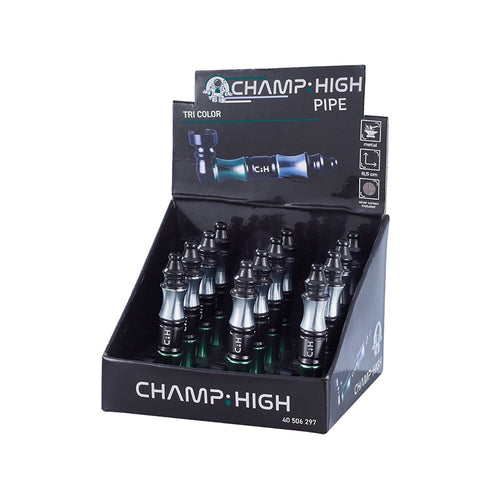 Champ - Wietpijpje (Weedpipe) - Tri Color - Display 12 st