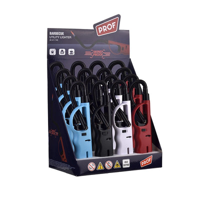 Prof - Turbo aansteker - Flex - Display (16-stuks)