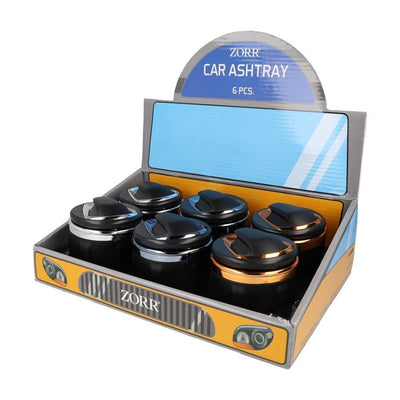 Zorr - Auto-Asbak / Peuken-beker - Met Licht - Display 6st.