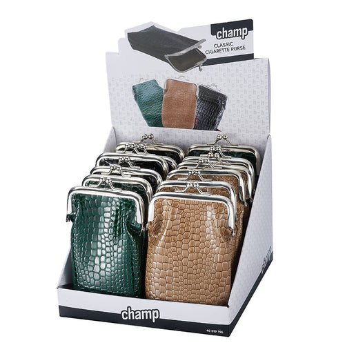 Champ - Sigaretten-tas - Croc Leather - Display 12st.