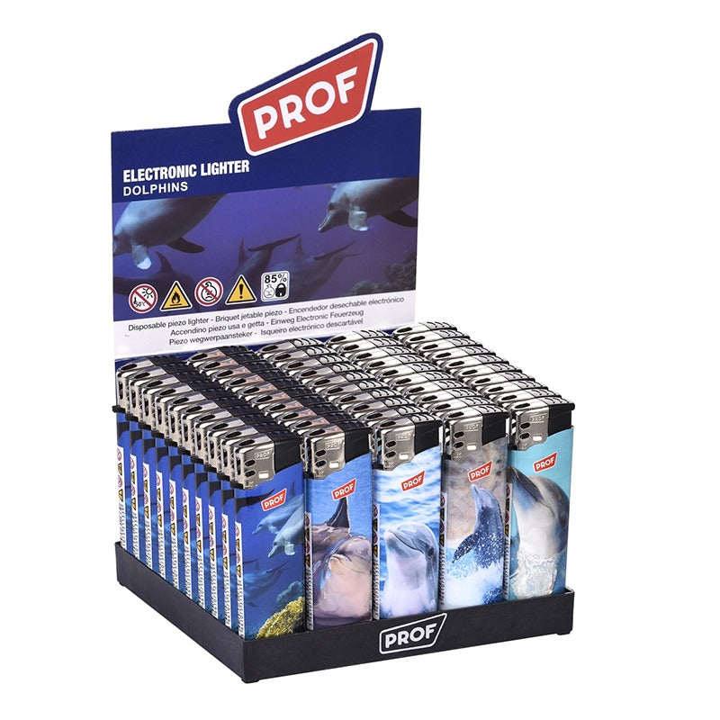 Prof - Wegwerp Piezo - Dolphins - Display 50st.