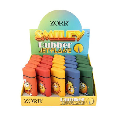 Zorr - JetFlame aansteker - Smiley - Display (25-stuks)