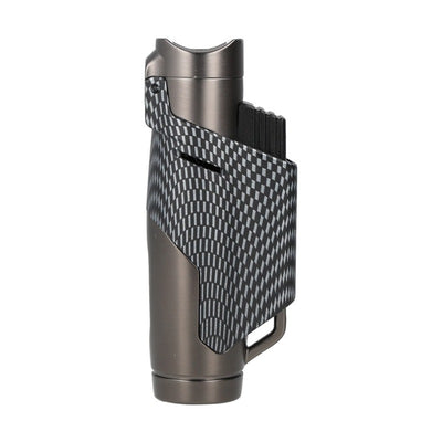 Formula - Triple JetFlame aansteker - Crocodile Avento Grey