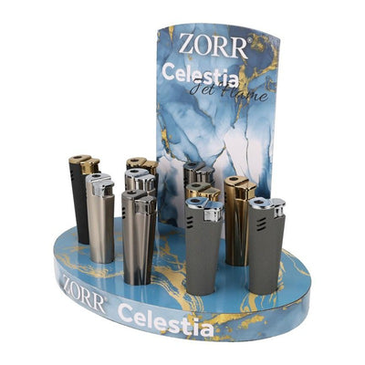 Zorr - JetFlame aansteker - Celestia - Display (10-stuks)