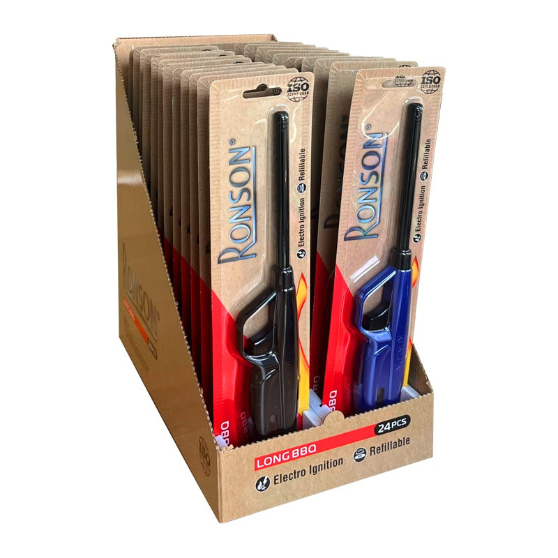 Ronson BBQ Aansteker - Metallic Spray - Display (24-stuks)