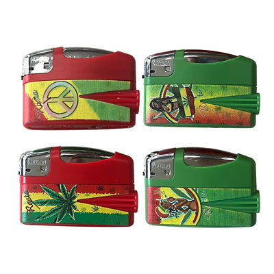 Ronson V2000 aansteker - Cannabis - Display (16-stuks)