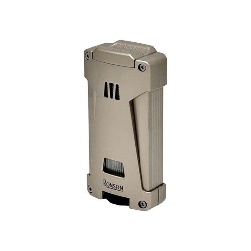Ronson Hurricane - Triple Jetflame - Grey Satin