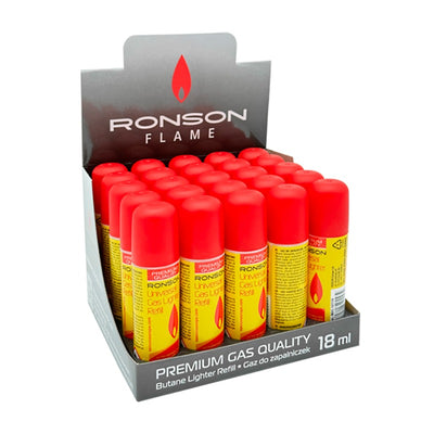 Ronson - Aanstekergas - 18ml - Display (25-stuks)
