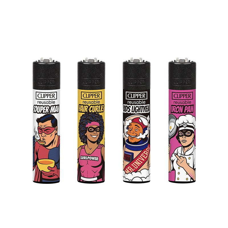 Clipper aansteker - CP11 Everyday Heroes - Display 48st.