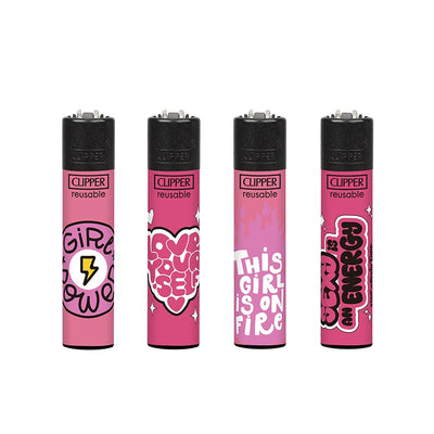 Clipper aansteker - CP11 Girl Power - Display 48st.