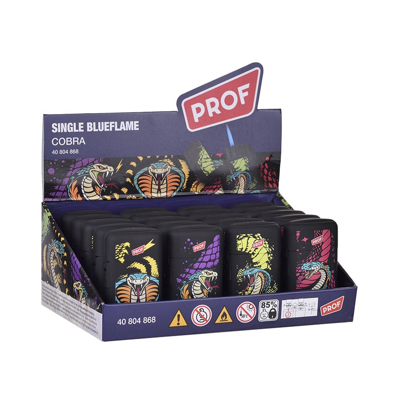 Prof - Jetflame aansteker - Cobra - Display 20 st.