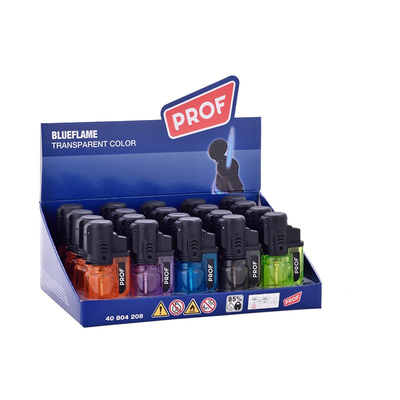 Prof - Jetflame aansteker - Tin - Display 20 st.