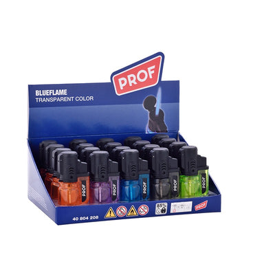 Prof - Jetflame aansteker - Tin - Display 20 st.