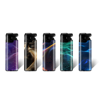 Lux - Turbo aansteker - Dots - Display (50-stuks)