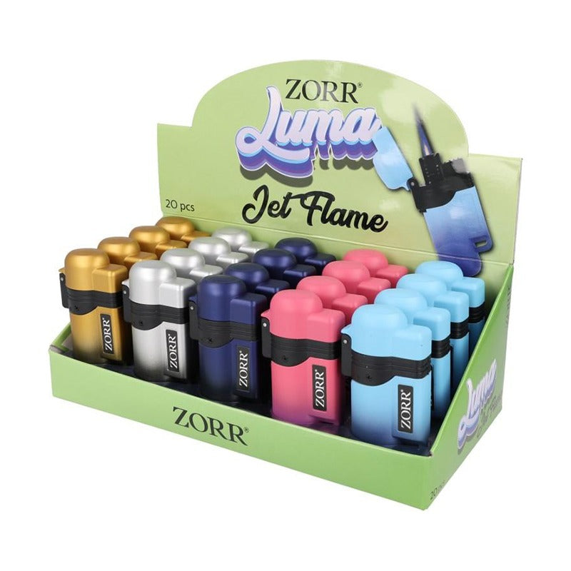 Zorr - Jetflame aansteker - Luma - Display (20-stuks)