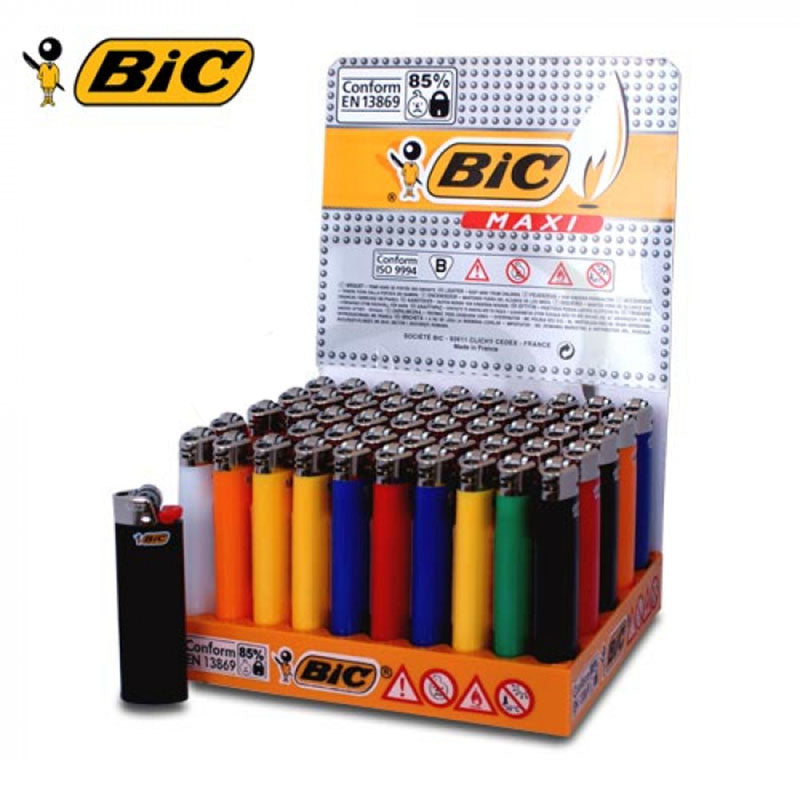 BIC Maxi J26 - Wegwerp vuursteen - Display (50-stuks)