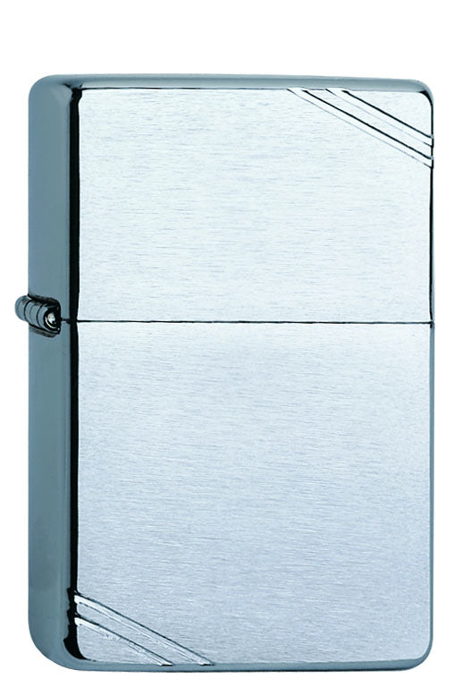 Zippo Regular - Vintage Chrome Brushed