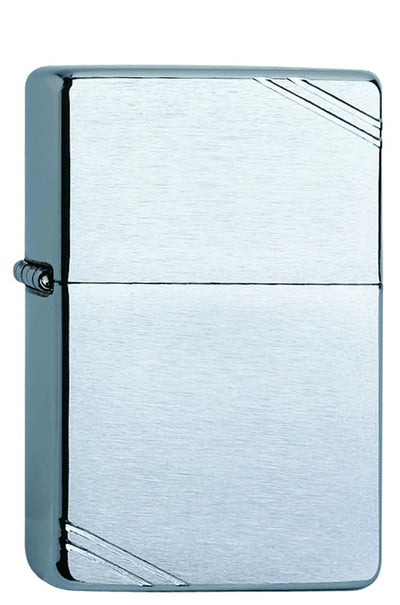 Zippo Regular - Vintage Chrome Brushed