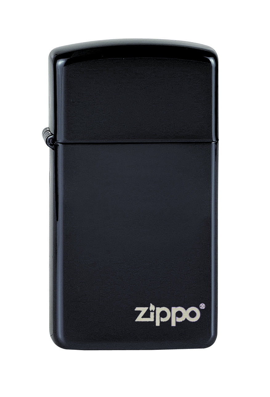 Zippo Slim - Ebony w/ Zippo Logo