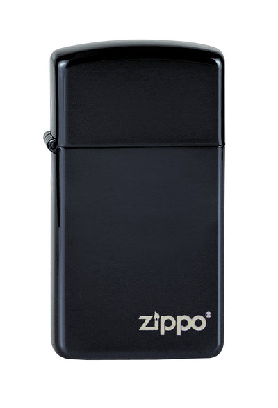 Zippo Slim - Ebony w/ Zippo Logo