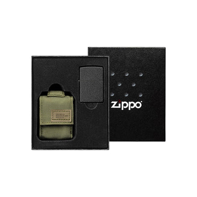Zippo Lighter Pouche Molle Pouch Green And Lighter Gift Set
