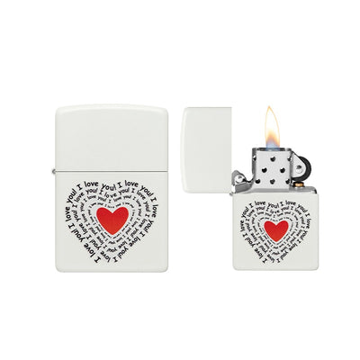 Zippo - I Love You Design