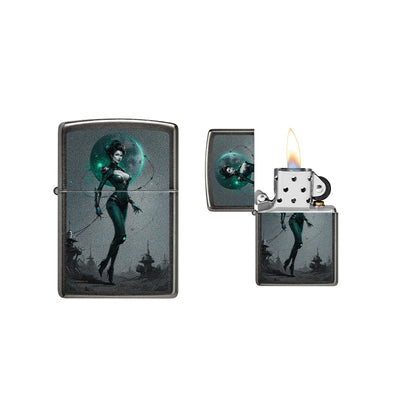 Zippo - Sci Fi Pinup Design