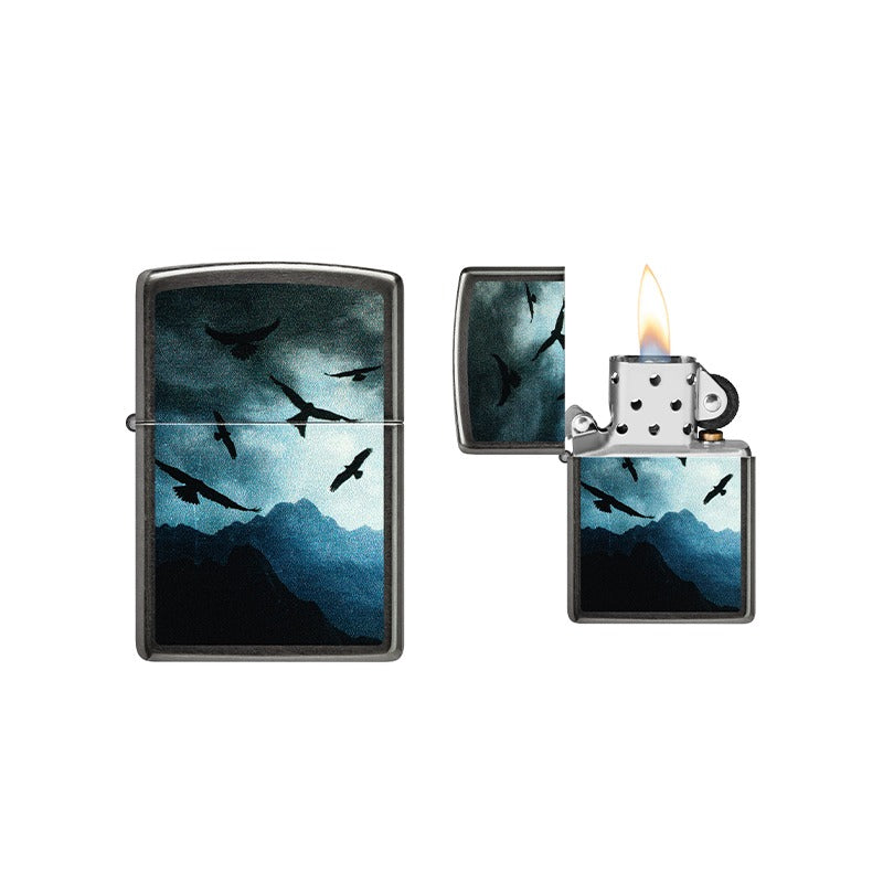Zippo - Mountains and Hawks Design