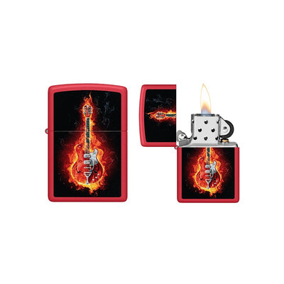 Zippo - Burning Guitar Design