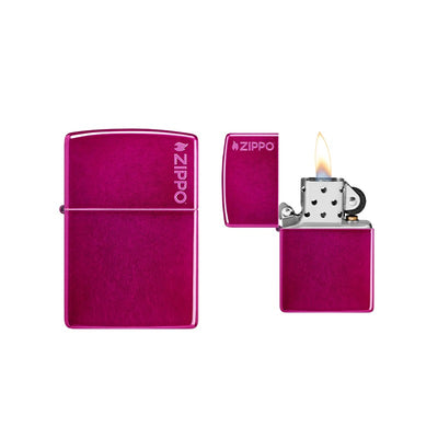 Zippo - Candy Raspberry w/ Zippo Logo