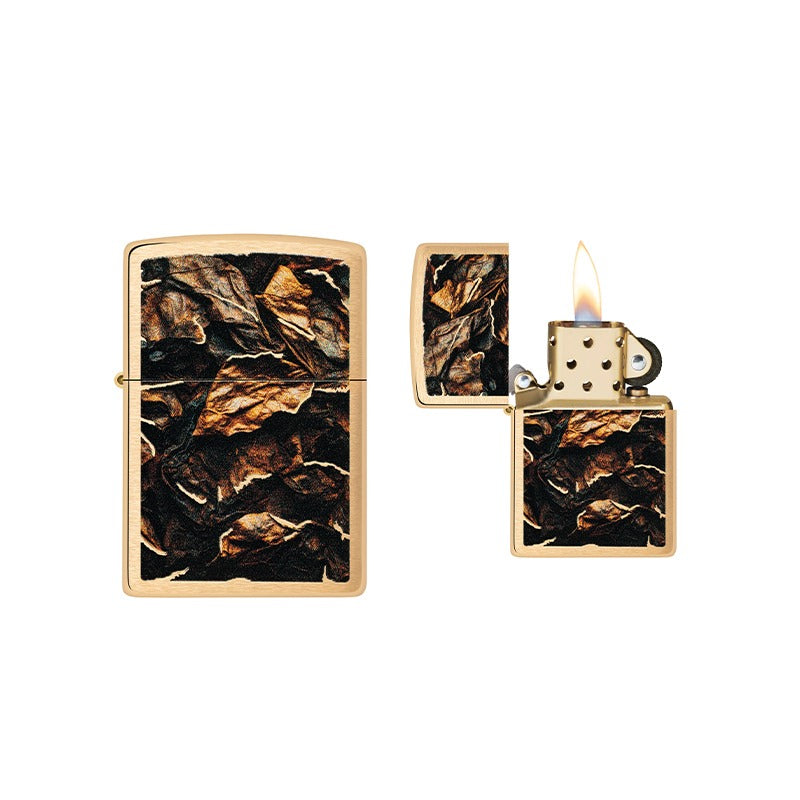 Zippo - Pattern Design Brushed Brass