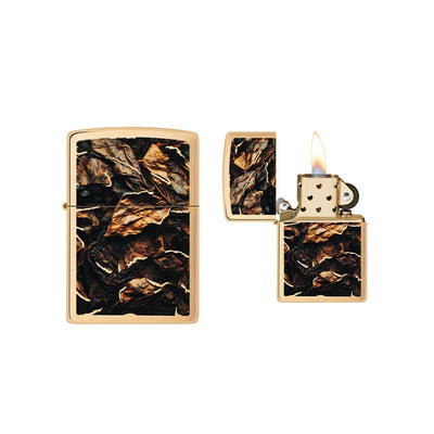 Zippo - Pattern Design Brushed Brass