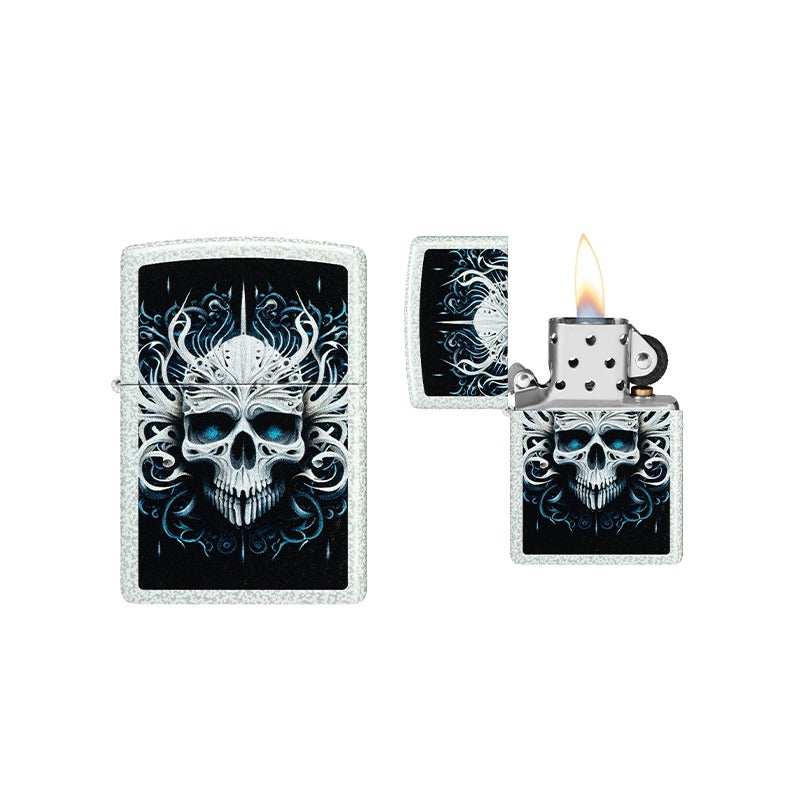 Zippo - Abstract Skull Design