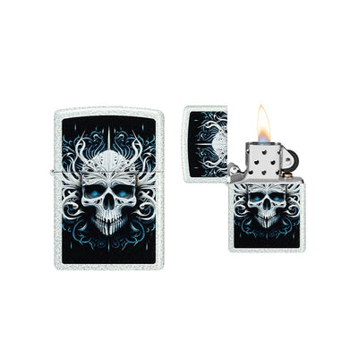 Zippo - Abstract Skull Design