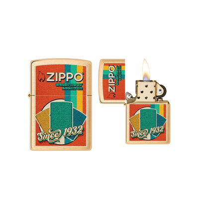 Zippo - Vintage Zippo Design Color Image