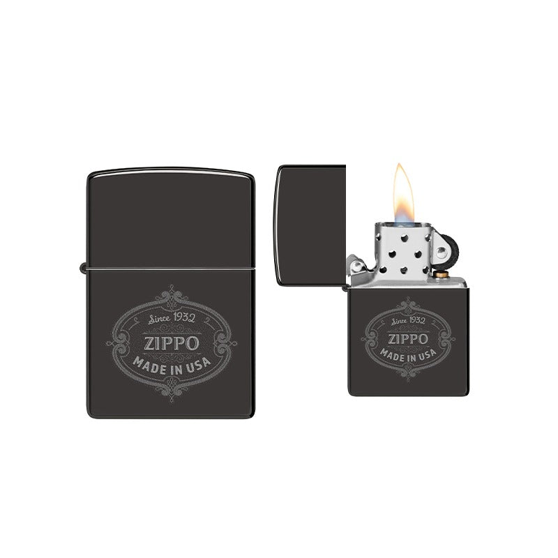 Zippo - Zippo Design High Polish Black